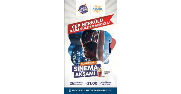 Açık havada sinema keyfi başlıyor