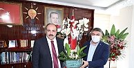 Başkan Şayir'den Yıldırım'a hayırlı olsun ziyareti
